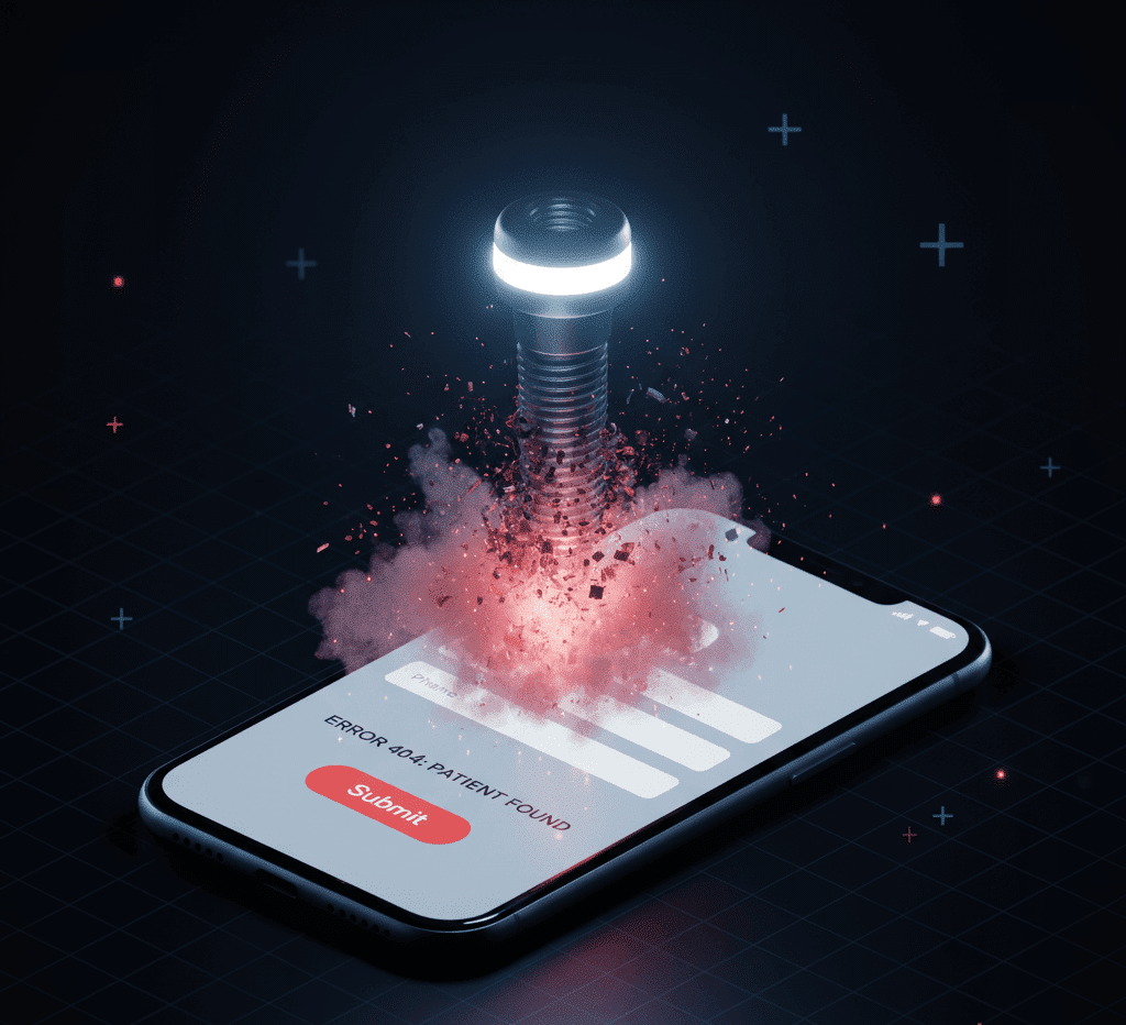 3 Errores de Formulario que Matan Ventas de Implantes