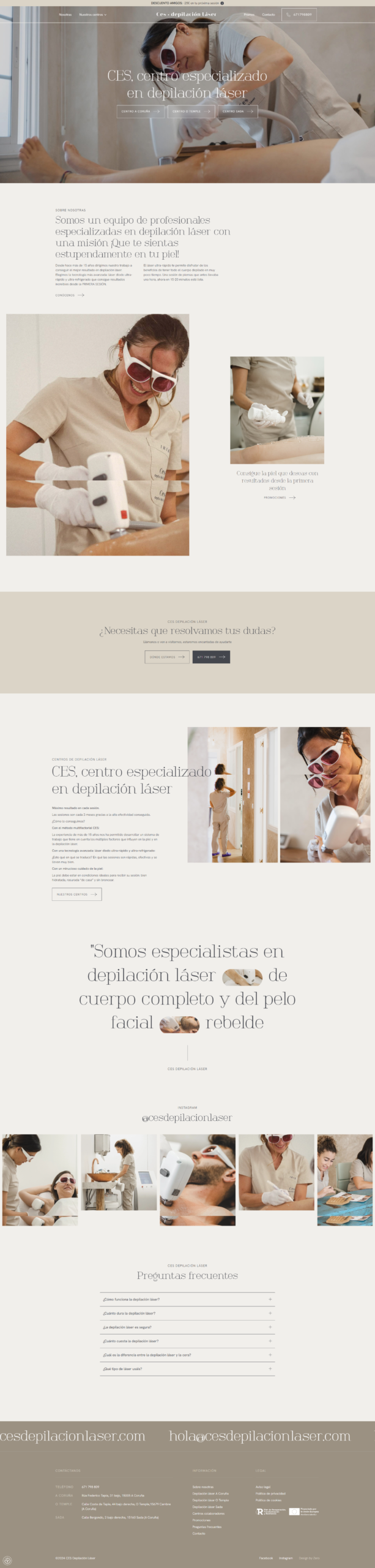 Nueva Web CES Depilación Láser