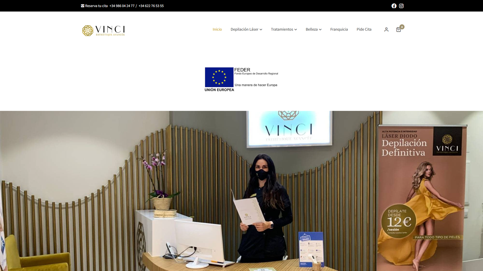 Estado anterior de la web